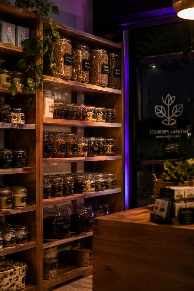 Loja de produtos naturais otimizada no Google Meu Negócio